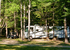 camnping Manistee River