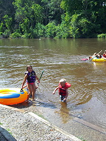 river tubing
